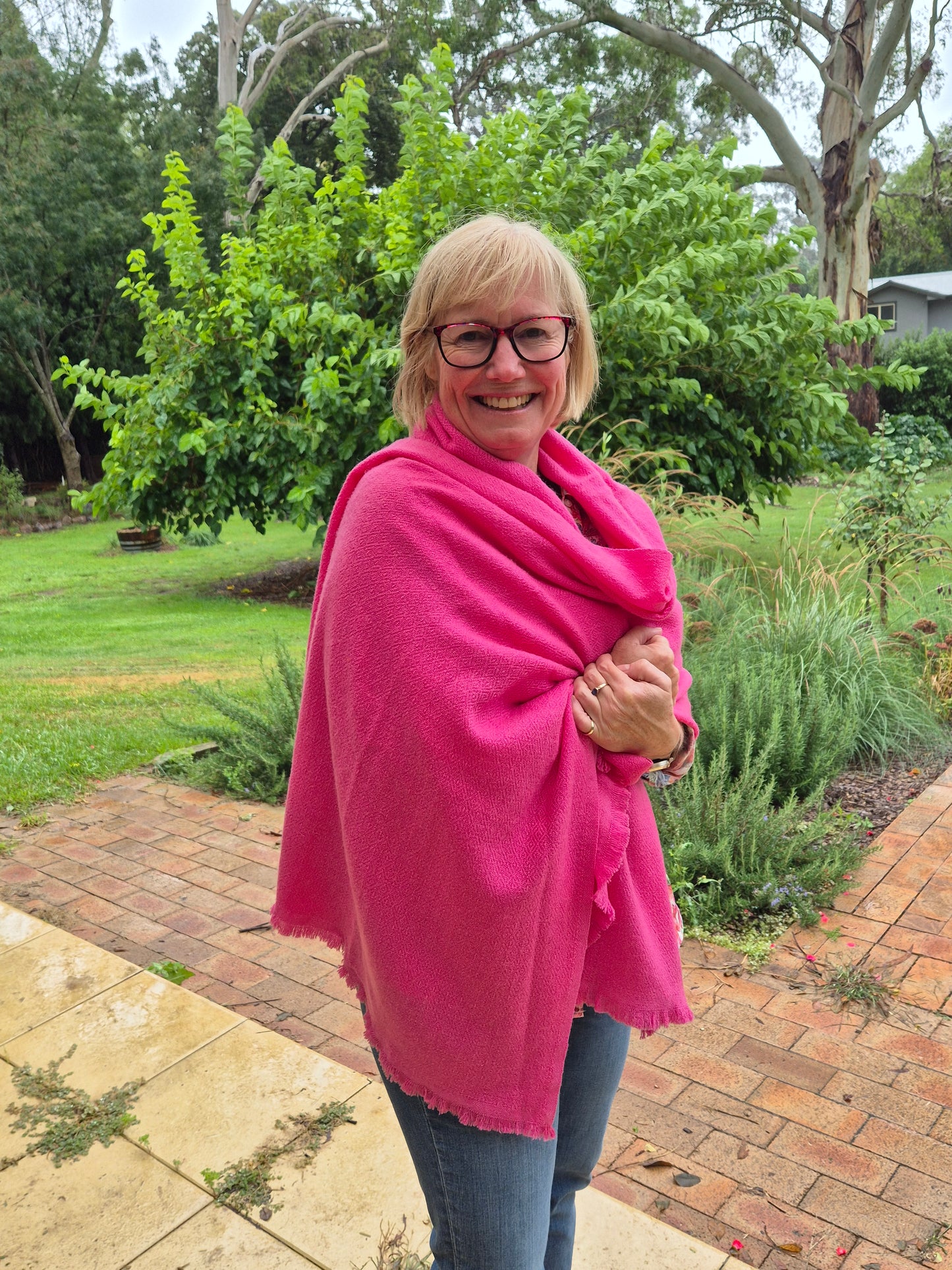 Cashmere Wrap - Pink