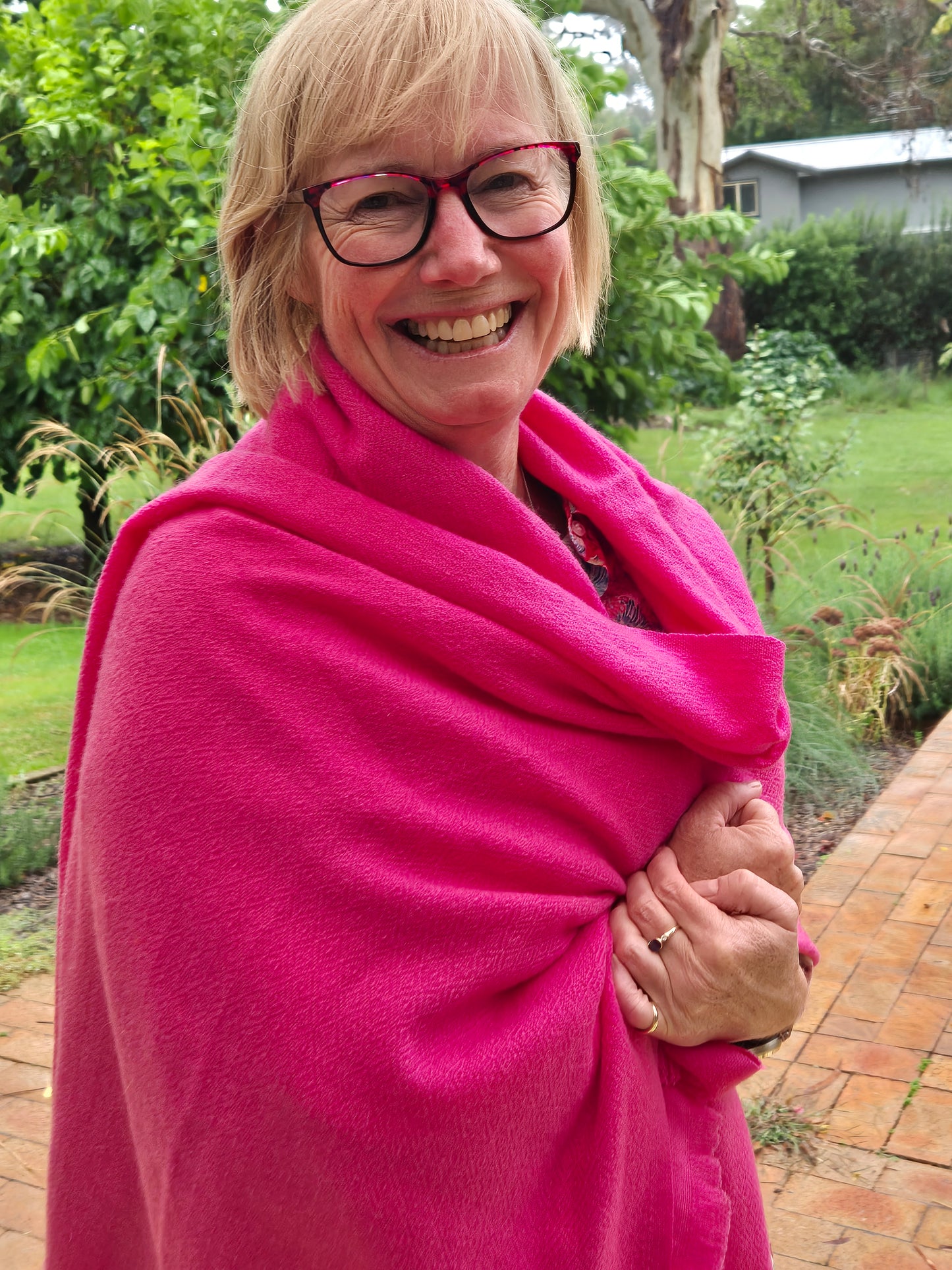 Cashmere Wrap - Pink