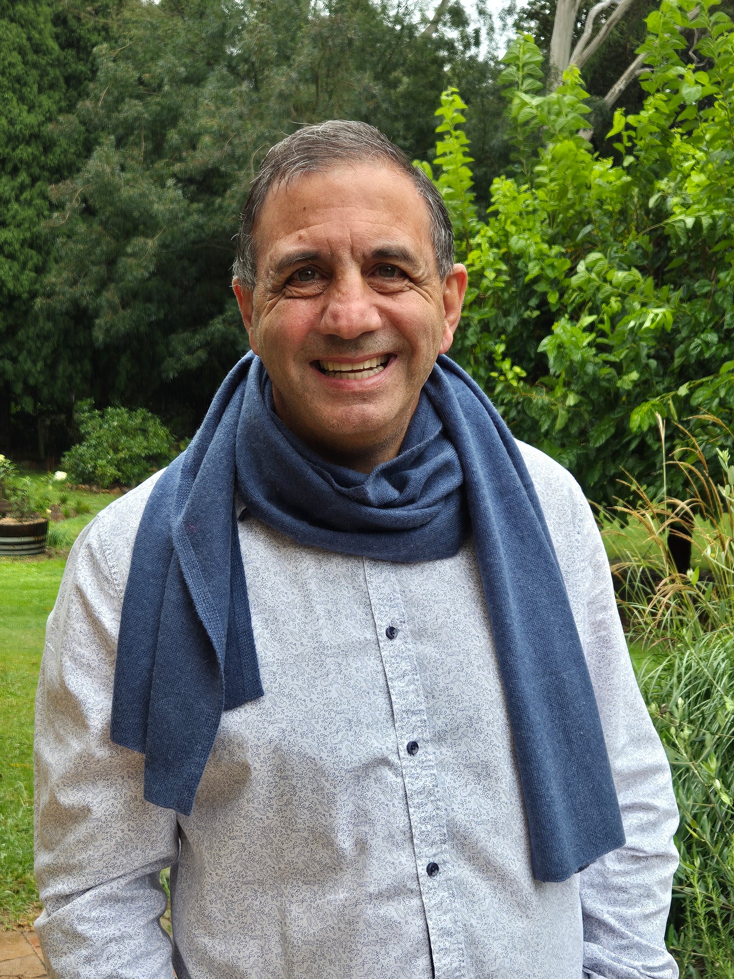 Cashmere Unisex Scarves - Blue