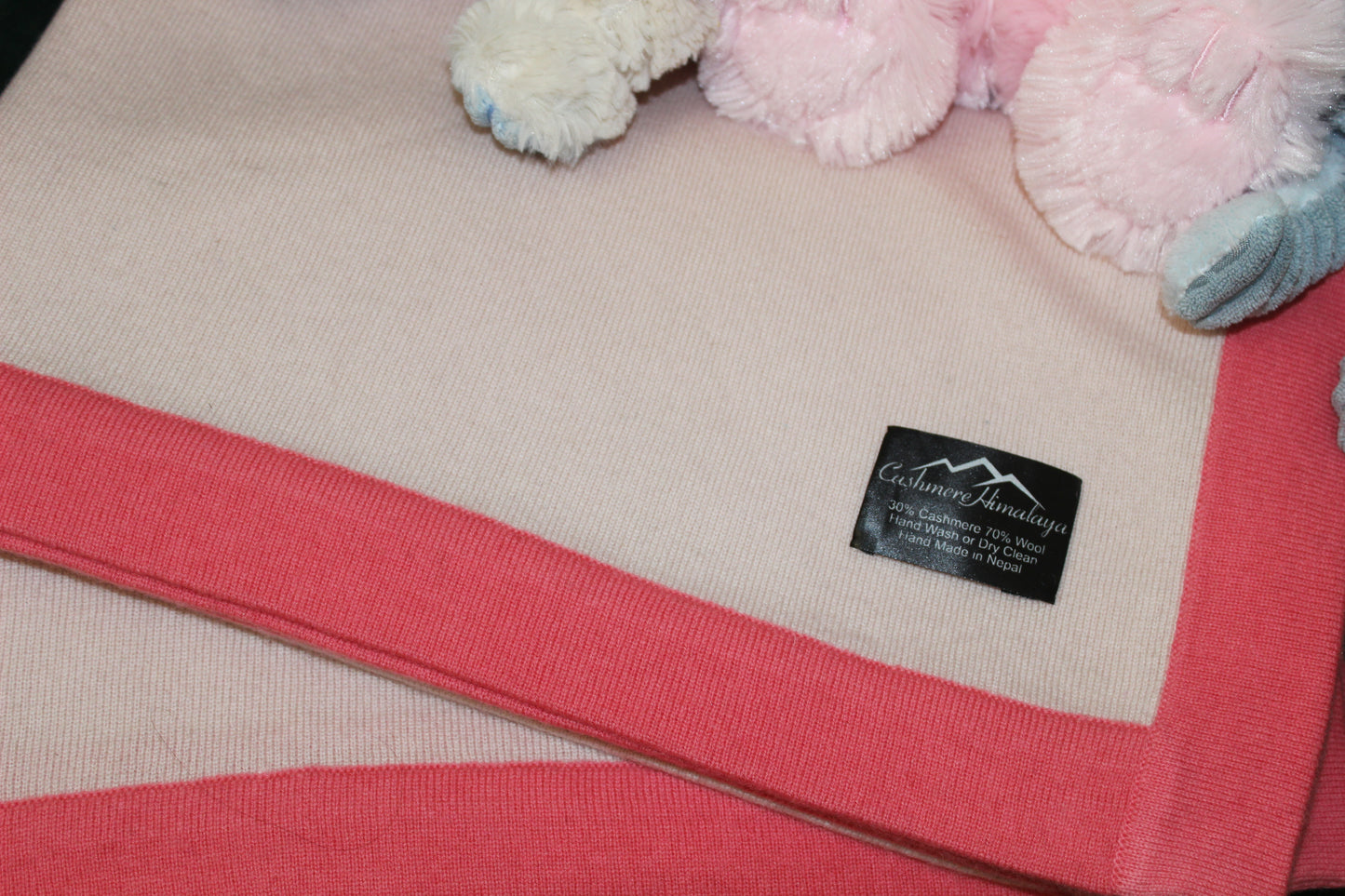 Cashmere Baby Blankets - Salmon