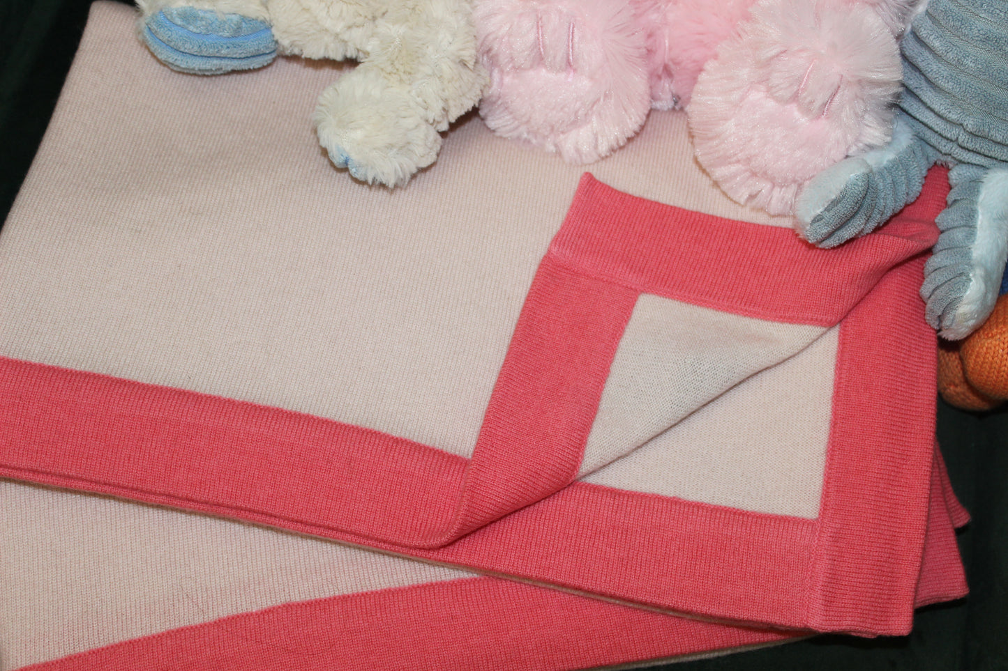 Cashmere Baby Blankets - Salmon