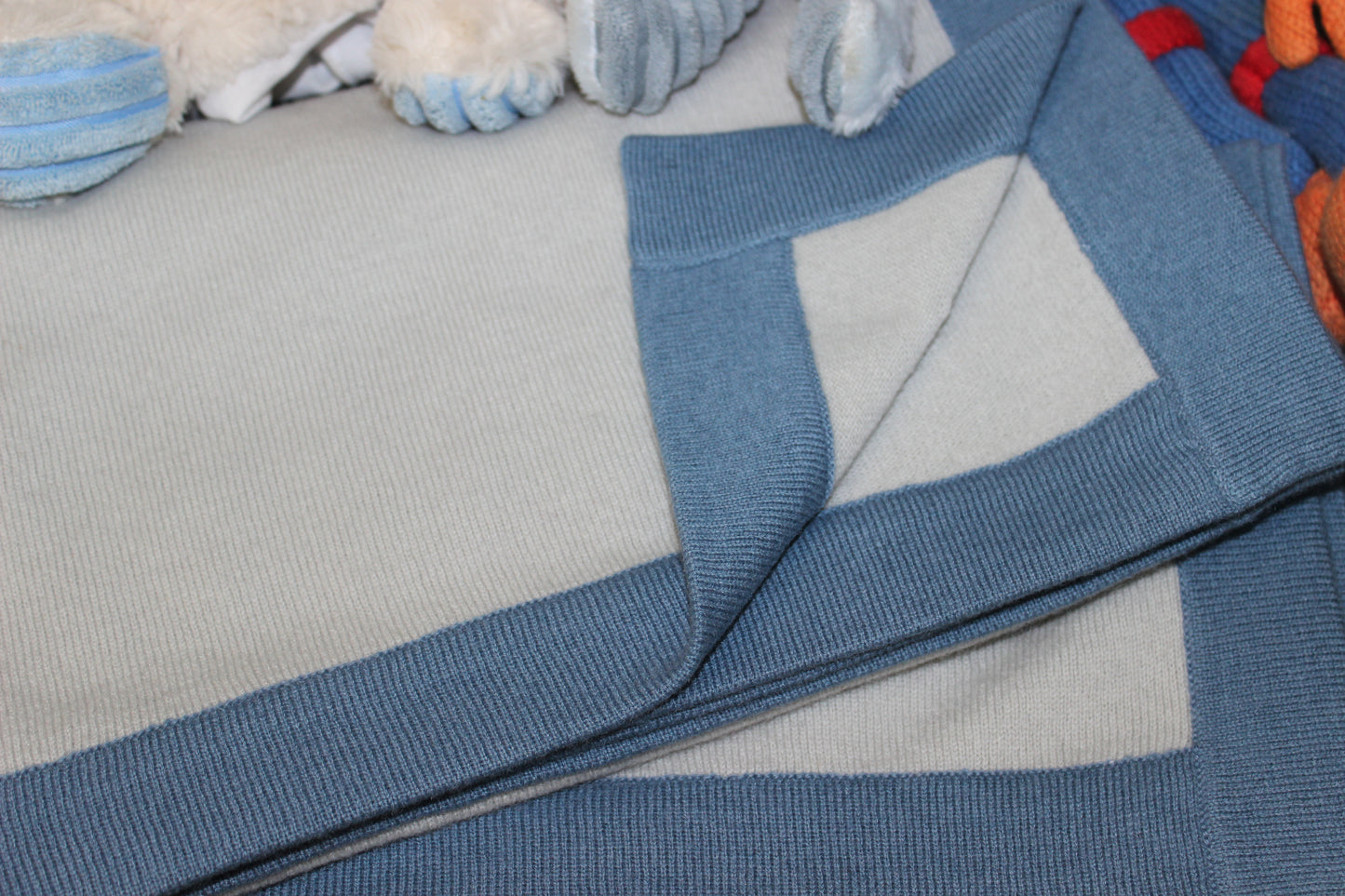 Cashmere Baby Blankets - Slate Blue